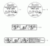 Tanaka TPH-210 - Articulating Hedgetrimmer Attachment Listas de piezas de repuesto y dibujos Decals