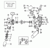 Tanaka TPH-210 - Articulating Hedgetrimmer Attachment Listas de piezas de repuesto y dibujos Gear Case, Adjusting Handle, Gears (After S/N Z101321)