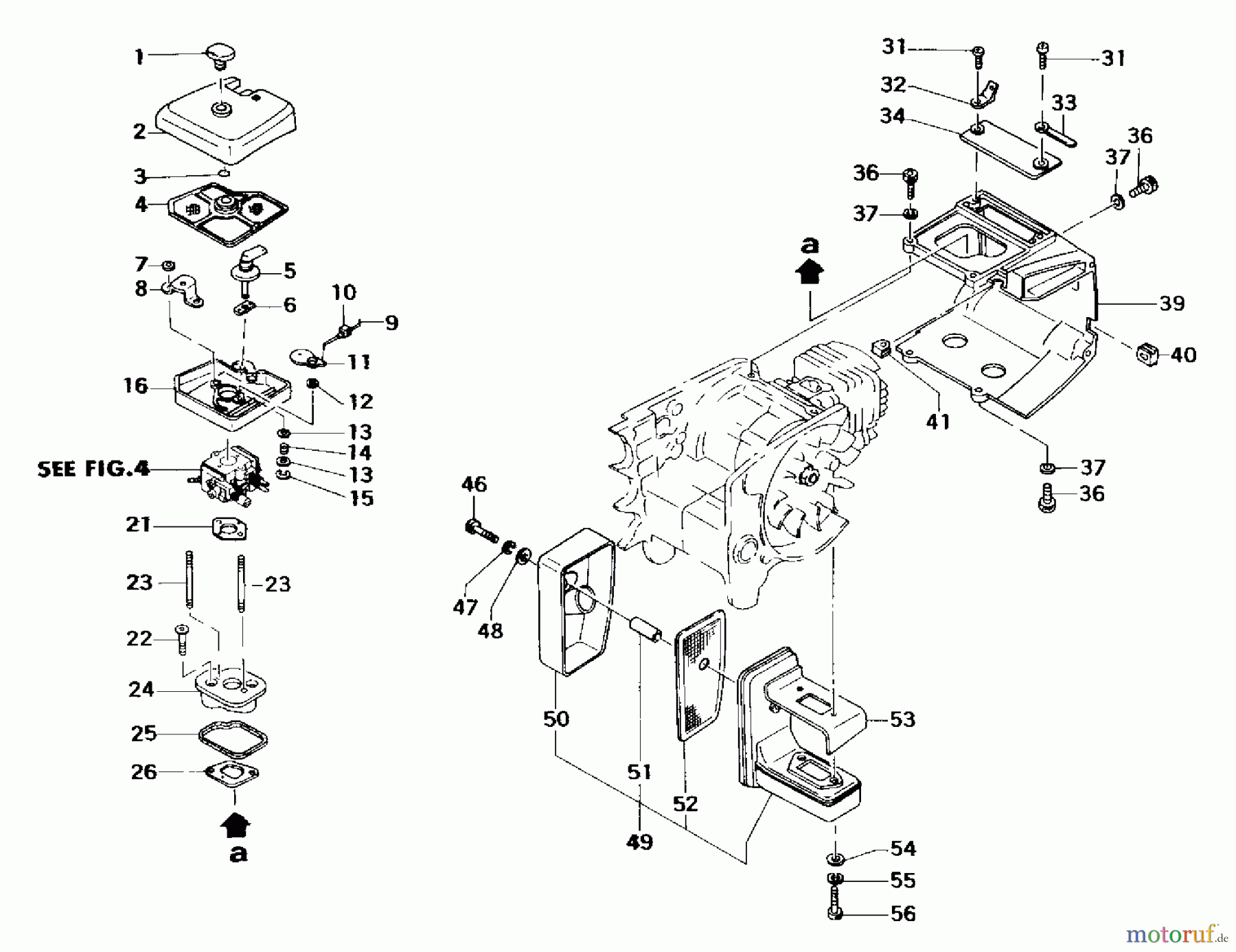  Tanaka Motorsägen ECS-3500 - Tanaka Chainsaw Engine Components