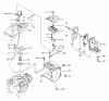 Tanaka ECS-4000B - Chainsaw Listas de piezas de repuesto y dibujos Engine Components