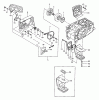 Tanaka ECS-655 - Chainsaw Listas de piezas de repuesto y dibujos Clutch, Brake & Muffler