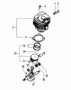 Tanaka ECV-5601 - Chainsaw Ersatzteile Cylinder, Piston, Crankshaft