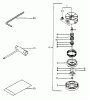 Tanaka TBC-220SS - Brush Cutter Listas de piezas de repuesto y dibujos Tools & Nylon Head - TH-95M