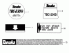 Tanaka TBC-230B - Grass Trimmer Ersatzteile Decals