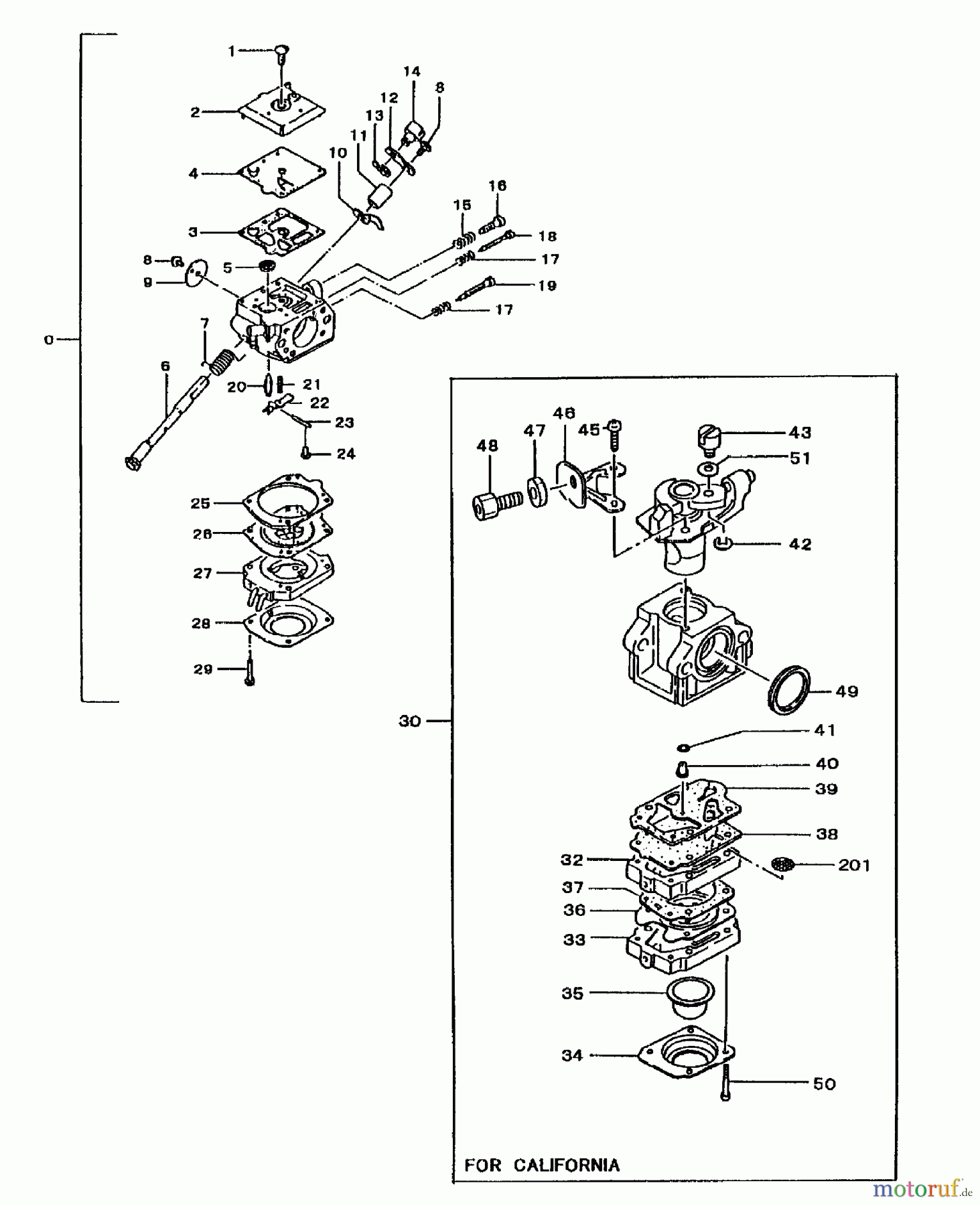  Tanaka Blasgeräte, Sauger, Häcksler, Mulchgeräte TBL-505 - Tanaka Backpack Blower Carburetor