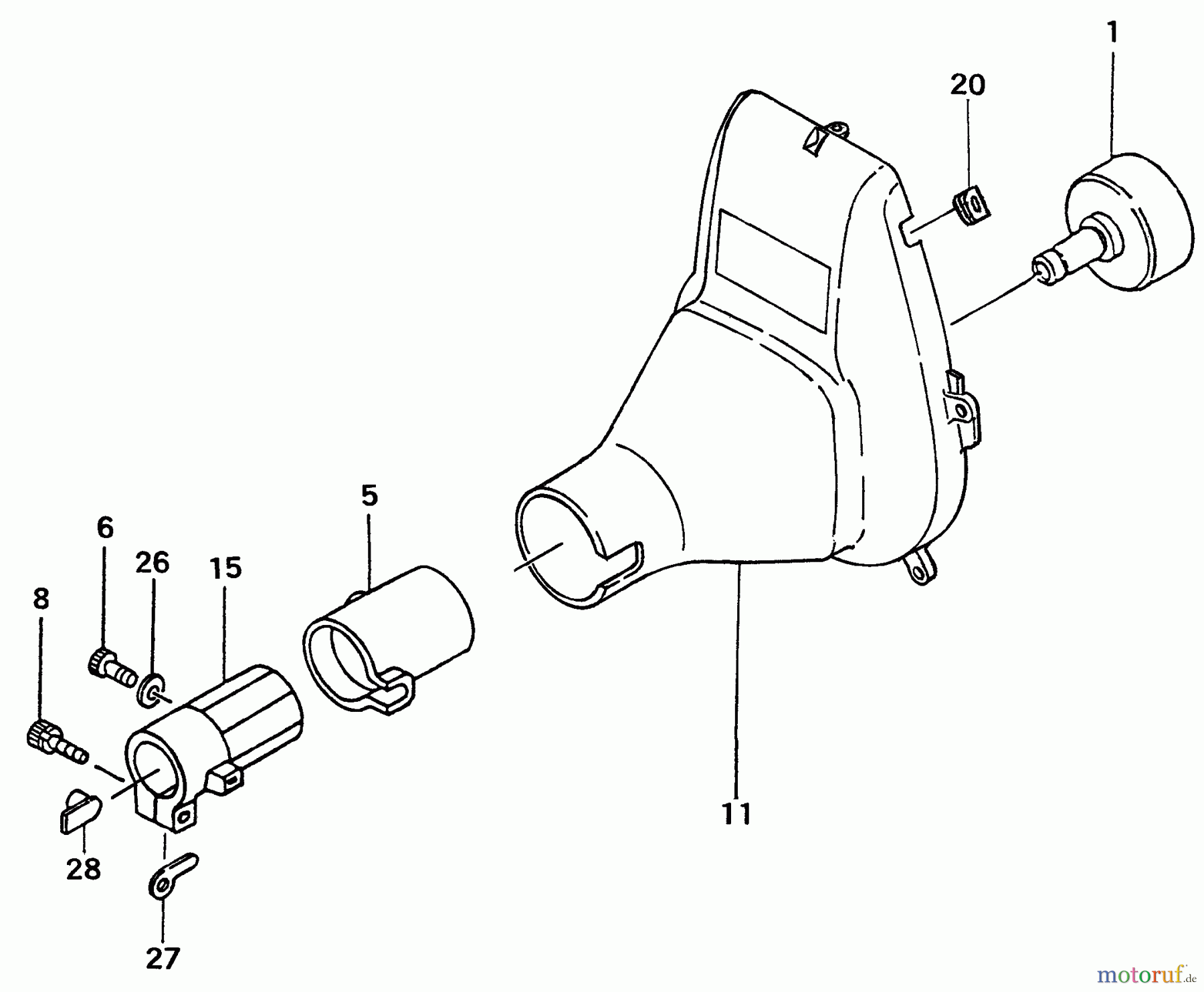  Tanaka Kantenschneider TPE-270PN - Tanaka Portable Edger Fan Case, Clutch Drum