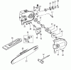 Tanaka TBC-255SFK - Smart Fit - 3 in 1 - Multi Task Tool Listas de piezas de repuesto y dibujos Gear Case, Bar & Chain