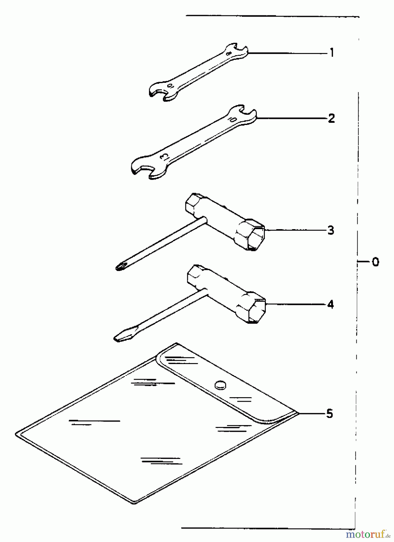 Tanaka Botsmotoren TOB-550 - Tanaka 5.5HP Outboard Motor Tools