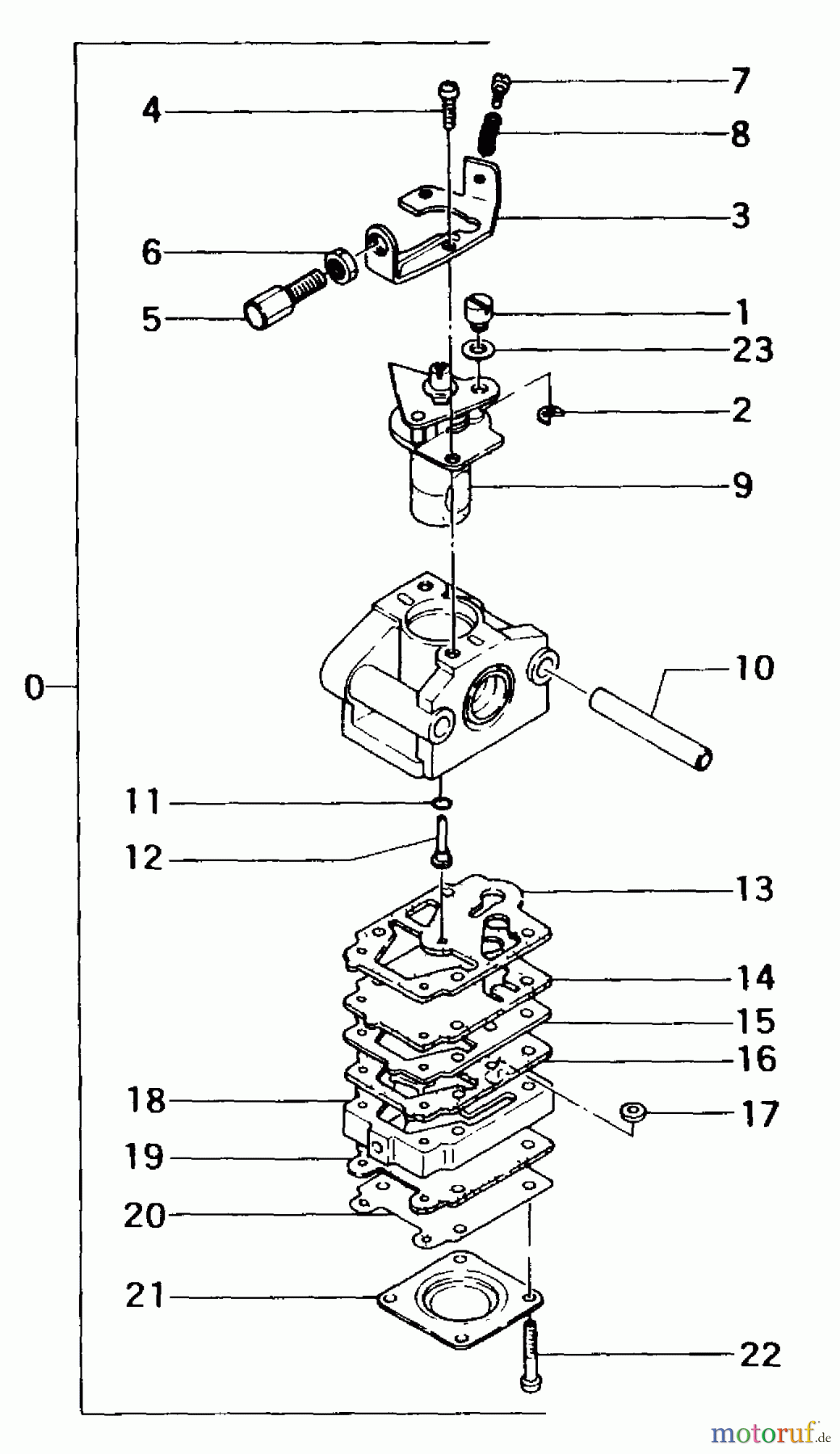  Tanaka Heckenscheeren THT-200 - Tanaka Hedge Trimmer Carburetor