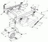 Toro 30136 - 36" Side Discharge Mower, 1984 (4000001-4999999) Spareparts 36" CARRIER FRAME MODEL NO. 30136