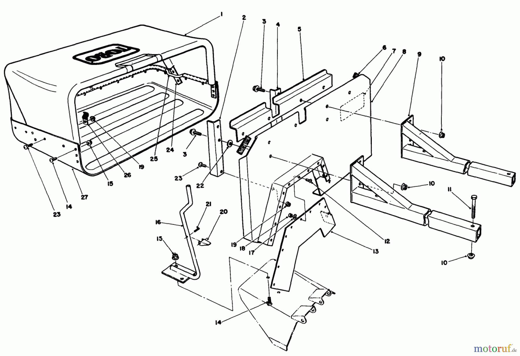  Toro Neu Mowers, Deck Assembly Only 30152 - Toro 52