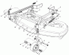 Toro 30152 - 52" Side Discharge Mower, 1984 (400001-499999) Spareparts 52" CARRIER FRAME MODEL NO. 30152