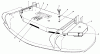 Toro 30144 - 44" Side Discharge Mower, 1993 (390001-399999) Ersatzteile CUTTING UNIT DECK COVERS