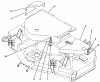 Toro 30148 - 48" Recycler Mower, 1991 (1000001-1999999) Ersatzteile COVER ASSEMBLY