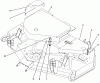 Toro 30148 - 48" Recycler Mower, 1992 (2000001-2999999) Ersatzteile COVER ASSEMBLY