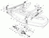 Toro 30152 - 52" Side Discharge Mower, 1986 (600001-699999) Spareparts CARRIER FRAME ASSEMBLY