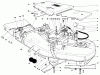 Toro 30152 - 52" Side Discharge Mower, 1986 (600001-699999) Pièces détachées CUTTING UNIT ASSEMBLY