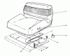 Toro 30544 (117/120) - 44" Side Discharge Mower, Groundsmaster 117/120, 1991 (100001-199999) Ersatzteile STANDARD SEAT KIT MODEL NO. 30746 (OPTIONAL)