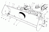 Toro 30544 (117/120) - 44" Side Discharge Mower, Groundsmaster 117/120, 1992 (200001-299999) Ersatzteile 44" SNOW THROWER MODEL NO. 30761 (OPTIONAL) #1