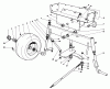 Toro 30544 (120) - 44" Side Discharge Mower, Groundsmaster 120, 1985 (500001-599999) Ersatzteile FRONT AXLE ASSEMBLY
