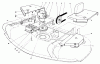 Toro 30544 (120) - 44" Side Discharge Mower, Groundsmaster 120, 1986 (600001-699999) Spareparts CUTTING UNIT MODEL NO. 30544 #2