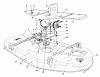Toro 30544 (120) - 44" Side Discharge Mower, Groundsmaster 120, 1986 (600001-699999) Spareparts CUTTING UNIT MODEL NO. 30753 #2