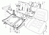 Toro 30544 (120) - 44" Side Discharge Mower, Groundsmaster 120, 1986 (600001-699999) Listas de piezas de repuesto y dibujos DELUXE SUSPENSION SEAT KIT MODEL NO. 30756 (OPTIONAL)