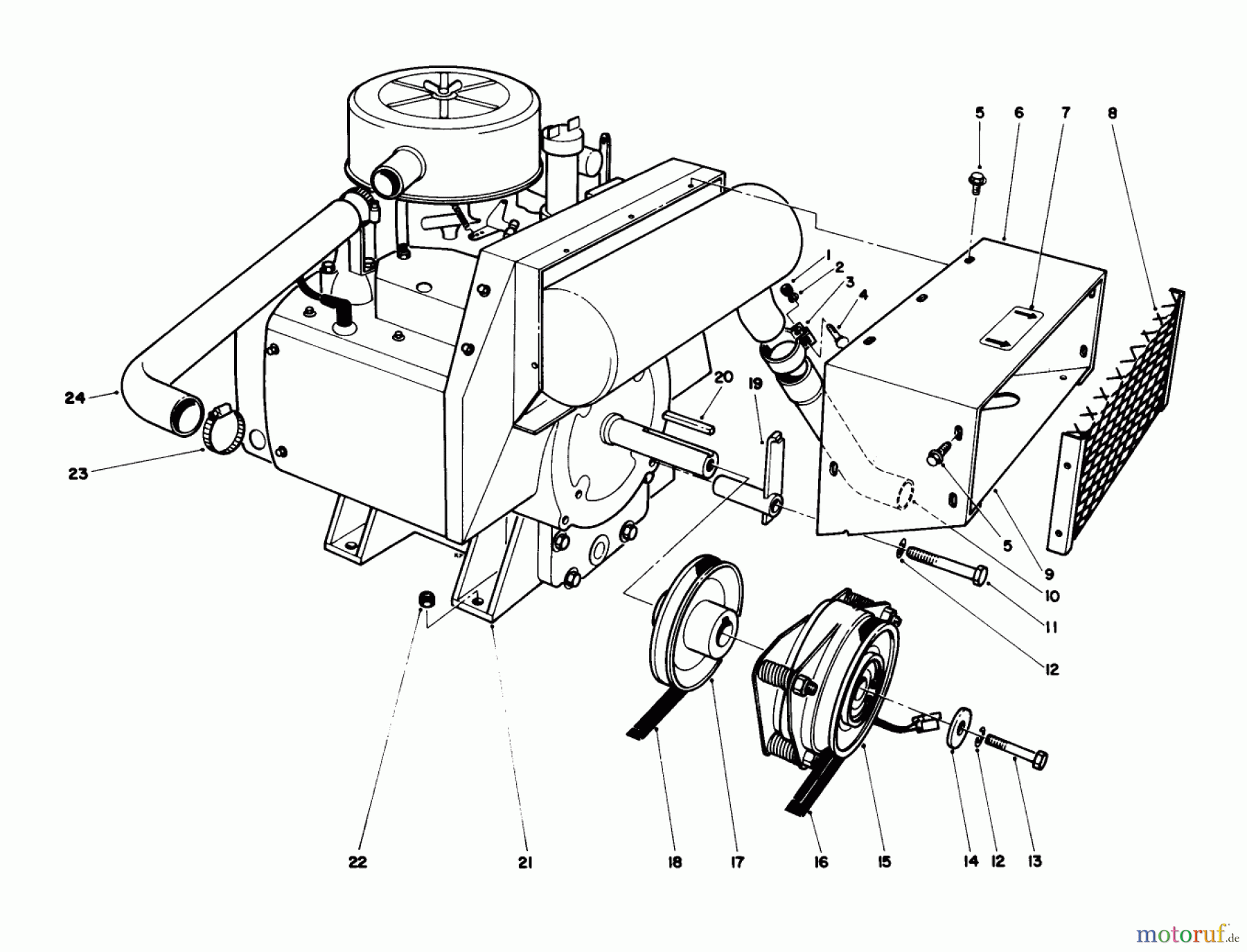  Toro Neu Mowers, Deck Assembly Only 30544 (120) - Toro 44