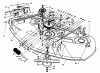 Toro 30544 (120) - 44" Side Discharge Mower, Groundsmaster 120, 1994 (490001-499999) Listas de piezas de repuesto y dibujos DECK & SPINDLE ASSEMBLY