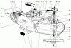 Toro 30560 - 52" Rear Discharge Mower, 1984 (4000001-4999999) Listas de piezas de repuesto y dibujos CUTTING UNIT MODEL NO. 30555 #1