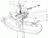 Toro 30560 - 52" Rear Discharge Mower, 1984 (4000001-4999999) Listas de piezas de repuesto y dibujos CUTTING UNIT MODEL NO. 30555 #3