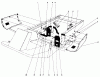 Toro 30555 (200) - 52" Side Discharge Mower, Groundsmaster 200 Series, 1984 (4000001-4999999) Pièces détachées CUTTING UNIT MODEL NO. 30560 #4