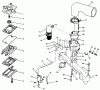 Toro 30560 - 52" Rear Discharge Mower, 1984 (4000001-4999999) Listas de piezas de repuesto y dibujos ENGINE ONAN MODEL NO. B48G-GA020 TYPE NO. 4139E FUEL SYSTEM