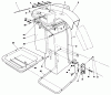 Toro 30562 (200) - 62" Side Discharge Mower, Groundsmaster 200 Series, 1984 (4000001-4999999) Listas de piezas de repuesto y dibujos GRASS COLLECTION SYSTEM MODEL NO. 30557 (FOR CUTTING UNIT MODEL 30555) #3