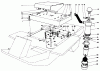 Toro 30560 - 52" Rear Discharge Mower, 1984 (4000001-4999999) Listas de piezas de repuesto y dibujos SEAT MOUNT AND AIR CLEANER ASSEMBLY