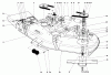 Toro 30560 - 52" Rear Discharge Mower, 1985 (5000001-5999999) Listas de piezas de repuesto y dibujos CUTTING UNIT MODEL NO. 30555 #1