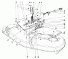 Toro 30555 (200) - 52" Side Discharge Mower, Groundsmaster 200 Series, 1985 (5000001-5999999) Pièces détachées CUTTING UNIT MODEL NO. 30555 #3