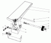 Toro 30555 (200) - 52" Side Discharge Mower, Groundsmaster 200 Series, 1985 (5000001-5999999) Pièces détachées TRACTION PEDAL ASSEMBLY