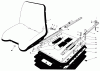 Toro 30562 (200) - 62" Side Discharge Mower, Groundsmaster 200 Series, 1986 (6000001-6999999) Listas de piezas de repuesto y dibujos DELUXE SEAT KIT MODEL NO. 30786 #1