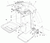 Toro 30555 (200) - 52" Side Discharge Mower, Groundsmaster 200 Series, 1986 (6000001-6999999) Listas de piezas de repuesto y dibujos GRASS COLLECTION SYSTEM MODEL NO. 30557 (FOR CUTTING UNIT MODEL 30555) #3
