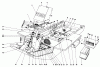 Toro 30562 (200) - 62" Side Discharge Mower, Groundsmaster 200 Series, 1986 (6000001-6999999) Listas de piezas de repuesto y dibujos INSTRUMENT PANEL AND STEERING POST ASSEMBLY