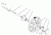 Toro 52070 - Mow & Feed Fertilizer Spreader, 1994 (49000001-49999999) Ersatzteile WHEEL ASSEMBLY