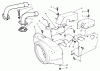 Toro 30575 - 72" Side Discharge Mower, 1987 (700001-799999) Listas de piezas de repuesto y dibujos ENGINE, ONAN MODEL NO. B48G-GA020 TYPE NO. 4348G ENGINE AIR HOUSING