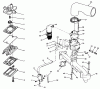 Toro 30575 - 72" Side Discharge Mower, 1987 (700001-799999) Listas de piezas de repuesto y dibujos ENGINE, ONAN MODEL NO. B48G-GA020 TYPE NO. 4348G FUEL SYSTEM