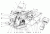 Toro 30575 - 72" Side Discharge Mower, 1987 (700001-799999) Listas de piezas de repuesto y dibujos INSTRUMENT PANEL AND STEERING POST ASSEMBLY