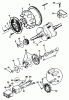 Toro 30555 (200) - 52" Side Discharge Mower, Groundsmaster 200 Series, 1990 (SN 00001-09999) Listas de piezas de repuesto y dibujos BLOWER, CRANKSHAFT, CAMSHAFT-ENGINE, ONAN MODEL NO. P220G, TYPE NO. 1/10808C