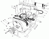 Toro 30555 (200) - 52" Side Discharge Mower, Groundsmaster 200 Series, 1989 (SN 90001-99999) Listas de piezas de repuesto y dibujos ENGINE ASSEMBLY