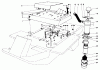 Toro 30555 (200) - 52" Side Discharge Mower, Groundsmaster 200 Series, 1989 (SN 90001-99999) Listas de piezas de repuesto y dibujos SEAT MOUNT AND AIR CLEANER ASSEMBLY