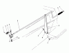 Toro 57358 - 44" Side Discharge Mower, 1986 (6000001-6999999) Listas de piezas de repuesto y dibujos CHUTE CONTROL ASSEMBLY 36" SNOWTHROWER ATTACHMENT MODEL NO. 59160 (OPTIONAL)