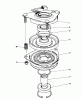 Toro 57358 - 44" Side Discharge Mower, 1986 (6000001-6999999) Ersatzteile CLUTCH ASSEMBLY NO. 44-0770